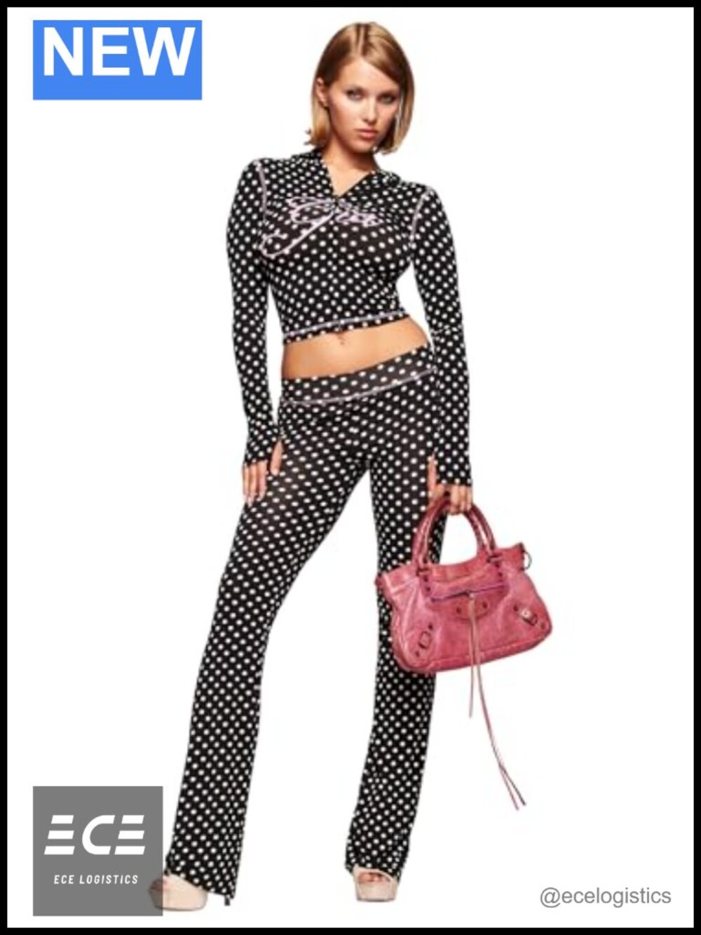 I.AM.GIA Blare Zip-Up Cropped Hoodie Thumbhole Sleeves
